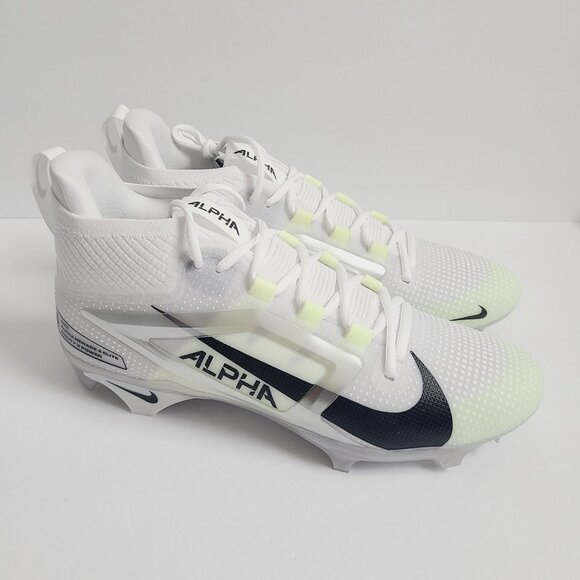 NEW Nike Alpha Menace 4 Elite Football Cleats FD7036-100 Size 11.5 White main image 8